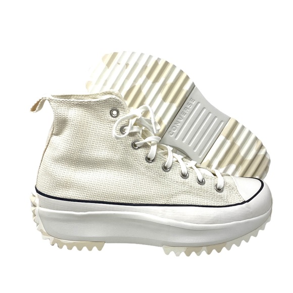 Converse 171089C Run Street Hiker Hight Top Egret Platform Men’s Sneakers Canvas - Picture 7 of 9
